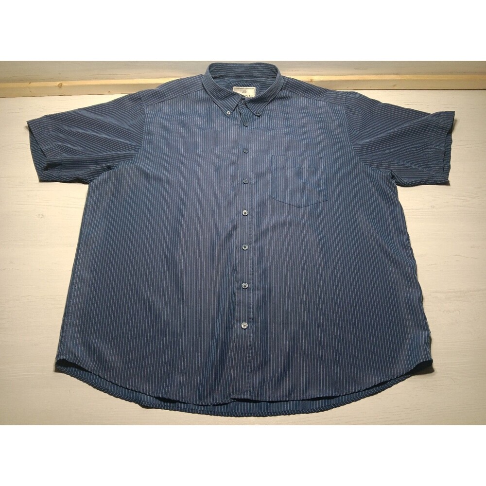 Canda C&A  Short Sleeve Button Up Pocket T Shirt Top 2XL